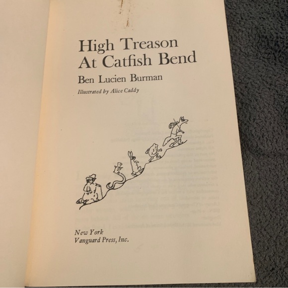 High Treason at Catfish Bend by Ben Lucien Burman Vanguard uncorrected proof. - Picture 6 of 7